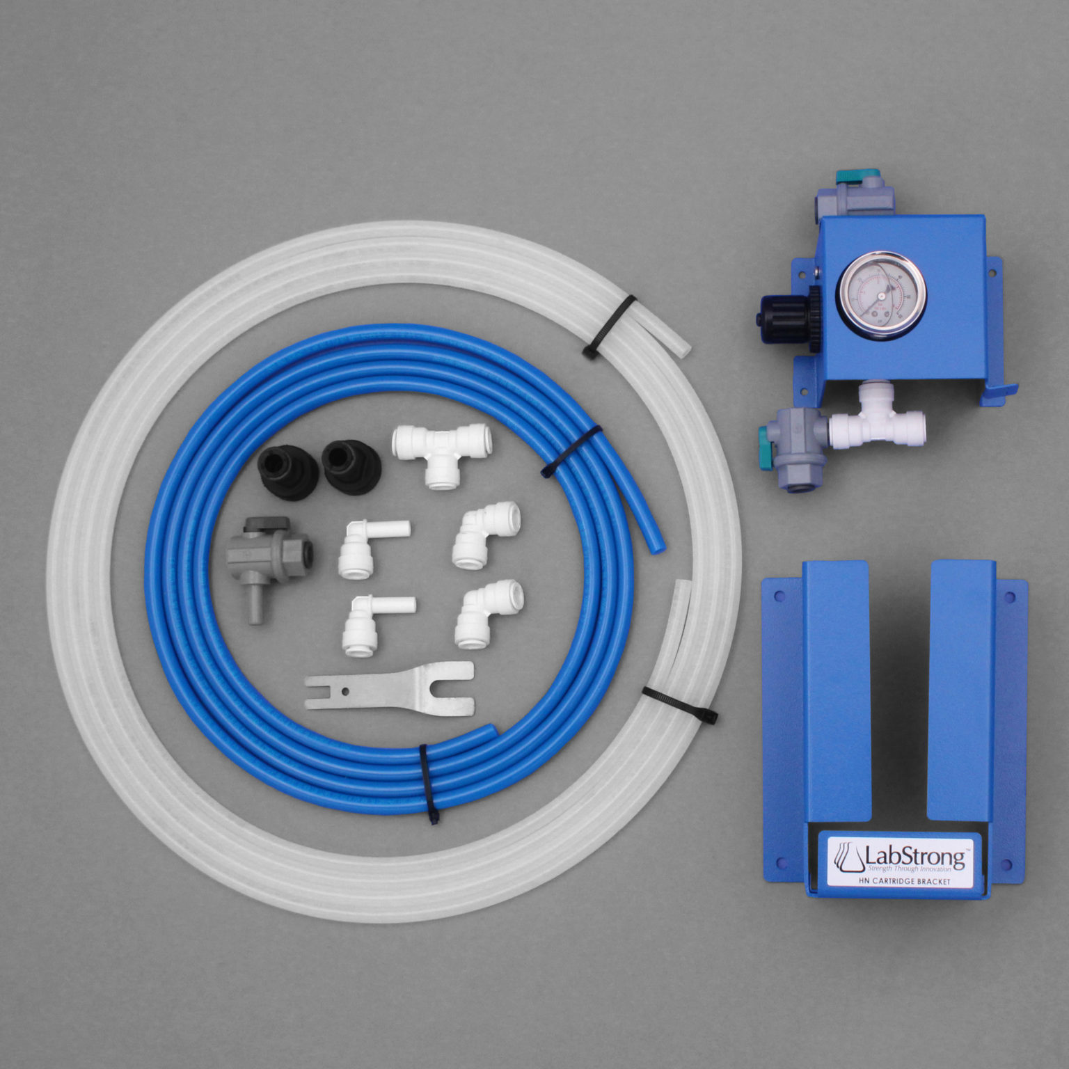 Wall Mount Kit (Bracket Assembly and Pressure Regulator) Labstrong